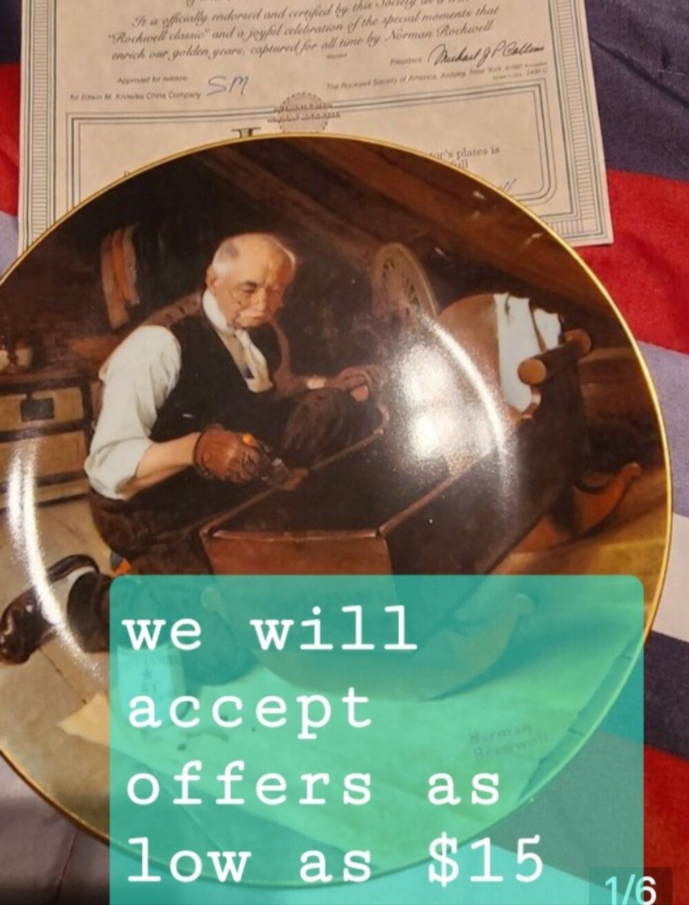 Vintage Collectible Plate